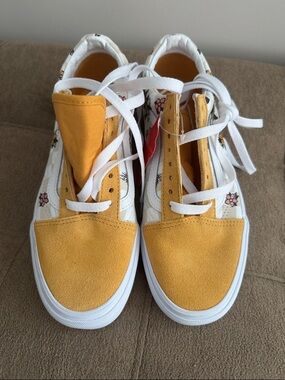 Yellow Floral Vans